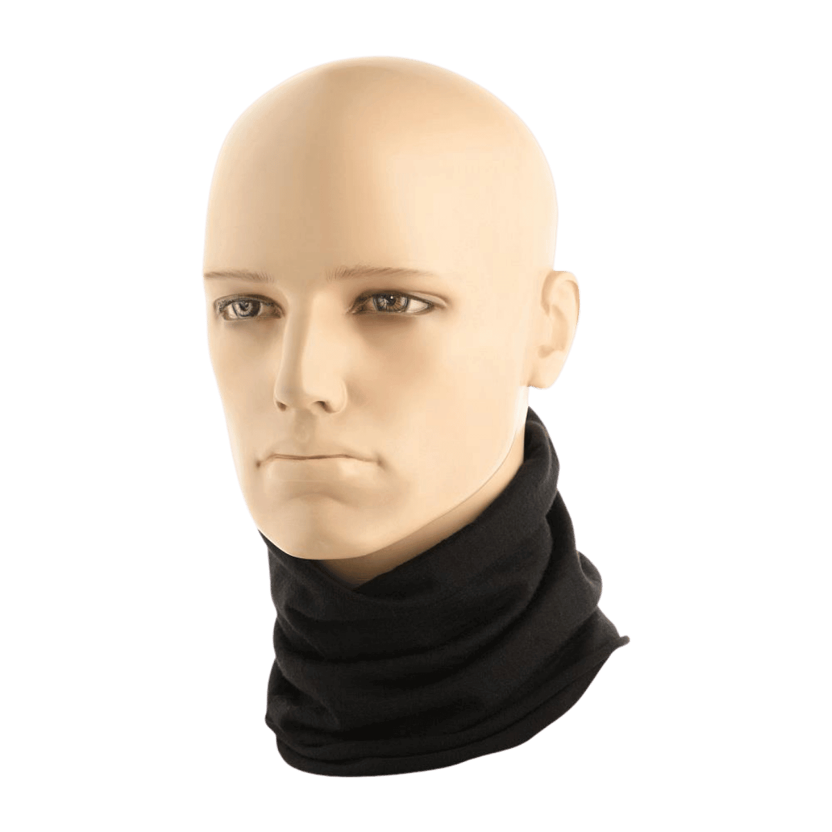 M-Tac Tubehalstørklæde i Merinould på mannequin, multifunktionelt design til varmeisolering og fugttransport, perfekt til outdoor brug.