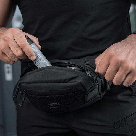 M-Tac Waist Bag Gen.II, compact and practical waist bag in durable 600D polyester, ideal for storage and easy access on the go.