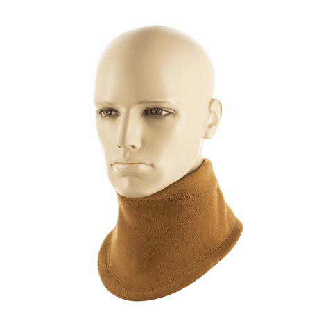 M-Tac Anatomisk Snood Justerbar Elite Fleece (320 g/m²) brun snood på mannequin for optimal pasform og beskyttelse mod koldt vejr.