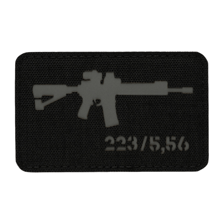 M-Tac AR-15 223/5,56 Laser Cut Patch with Velcro for clothing, backpacks and helmets, Cordura material, tactical design.
