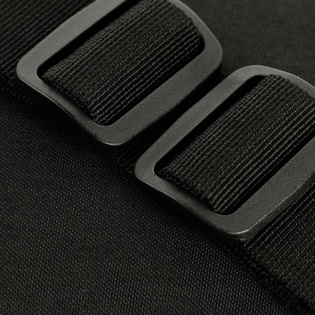 Close-up of buckles on M-Tac Assistant Bag showing strap material quality for daily use.