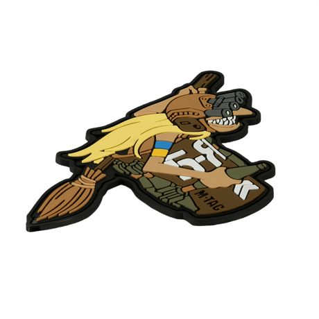 M‑Tac Patch Baba-Yaga Horizontal with 3D effect, shows a junior sergeant with night-vision and grenades, PVC material, honors Ukrainian UAV.