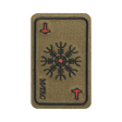 M-Tac Patch Kort Helm of Horror (Broderi) med vikingetidens Ægishjálmur symbol, broderet på Cordura 500D, holdbar og slidstærk.