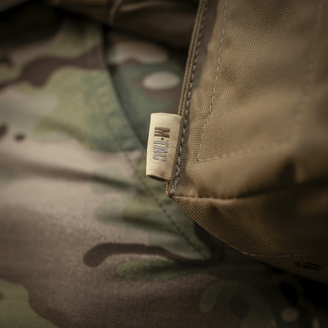 M-Tac Pouch for M249 Cartridge Box Closed in Cordura 500D, shown on camouflage