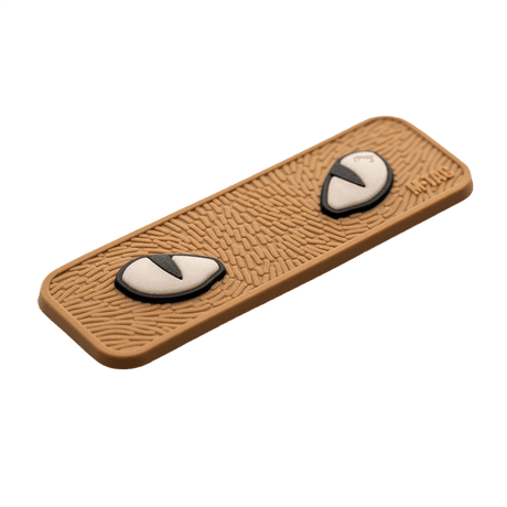 M-Tac Cat Eyes 3D PVC Patch with reflective design and Velcro fastening, perfect for military and outdoor activities.
