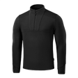 M-Tac Centurion Microfleece Jakke i sort med YKK-lynlås og forstærkede skuldre. Designet til varme og bevægelighed.