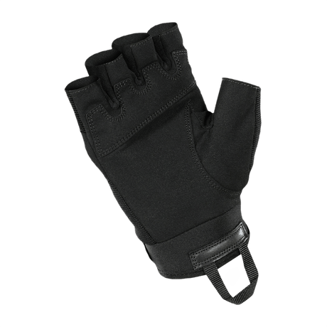 M-Tac Fingerløse Handsker Assault Tactical Mk.3 med forstærket håndflade og velcro, designet til våbenbrug.