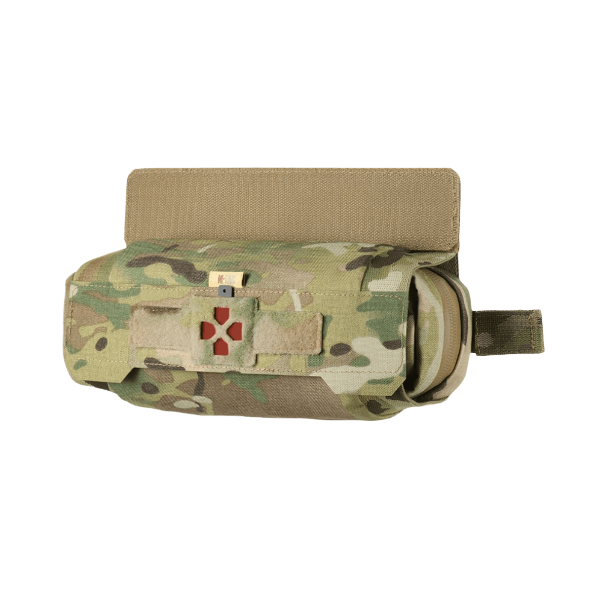 M-Tac Horizontal Medical Pouch ROLL Elite i Cordura 500D, multi-camouflage, monteringsvenlig medicinsk pouch til plate carrier.
