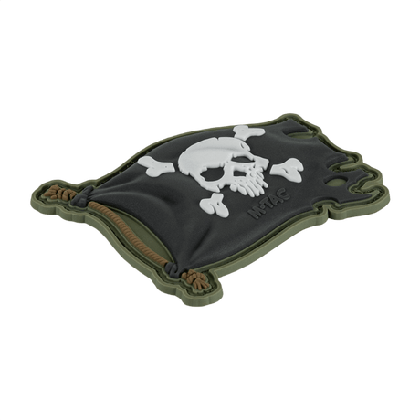 M-Tac Jolly Roger PVC, 3D morale patch with adventurous motif, PVC material, Velcro backing, for clothing, backpack or tactical gear.