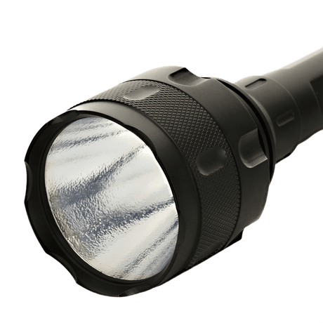 M-Tac Flashlight ML-8, powerful LED flashlight, dust- and water-protected, for outdoor and leisure, aluminum design