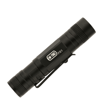 M-Tac flashlight P21, compact and powerful LED flashlight, ideal for EDC kit, outdoor and everyday use.
