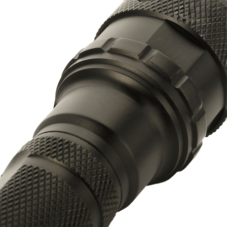 M-Tac flashlight P4 tactical LED flashlight with aluminum alloy, focused beam and multiple light functions for outdoor and everyday use.
