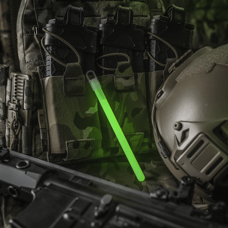 M-Tac Glow Stick 15 cm self-contained light source in camouflage gear, non-toxic, lights dark areas and signals, long-term storage.