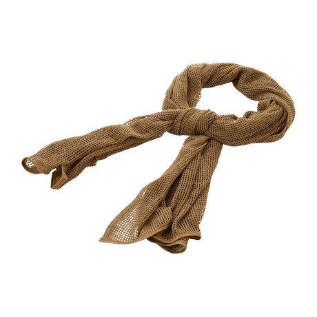M-Tac Mesh Scarf in beige, lightweight and multifunctional, perfect for camouflage or as a regular scarf, size 180 x 90 cm