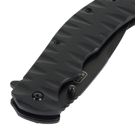 M-Tac Outdoor & Military folding knife - Type 4 with G10 composite handle, tactical design, chromed stainless steel blade.