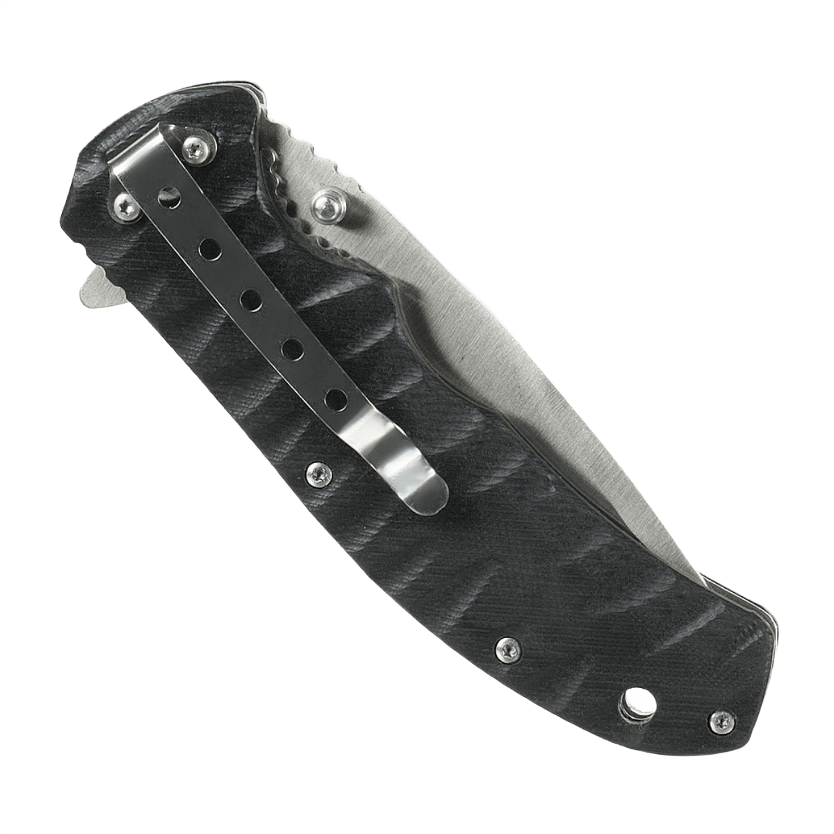 Lukket M-Tac Outdoor & Militær foldekniv - Type 4 med rustfri stålklinge og G10-håndtag