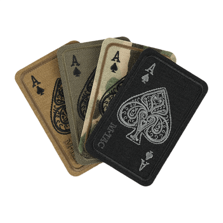 M-Tac Patch Ace Of Spades (Embroidered) – Cordura 500D with Velcro, embroidered design in various colors, for clothing or tactical gear.