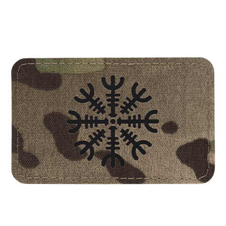 M-Tac Patch Helm of Horror Horizontal Laser Cut – ægishjálmur design on durable Cordura 500D with Velcro fastening.