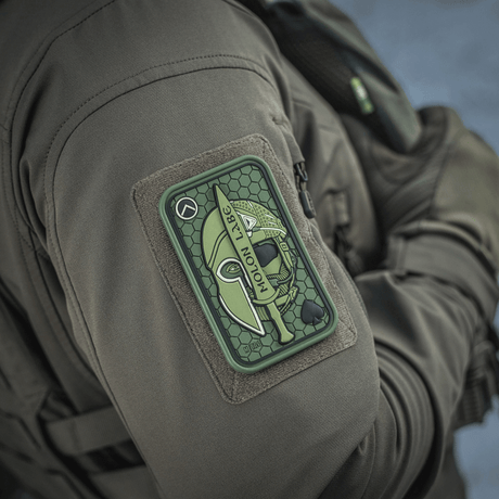 M-Tac Molon Labe 3D PVC on uniform with Velcro fastening, inspired by Spartans, with realistic 3D effect, 108x68 mm.