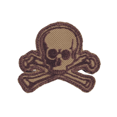 M-Tac Patch Old Skull Velcro with 3D effect, textile patch with skull design and easy Velcro attachment. Size: 45 x 55 mm