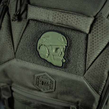 M-Tac Patch Operator 3D PVC morale patch – realistic design with Velcro, attached to tactical bag, size 6 x 7 cm.