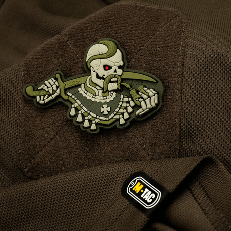 M-Tac Patch You Only Die Once 3D PVC on tactical clothing, morale patch in rubber with Velcro attachment, perfect for military and tactical activities.