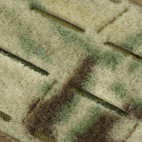 Close-up of M-Tac Plate Carrier Cuirass FAST XL QRS with camouflage pattern and Cordura 500D material.
