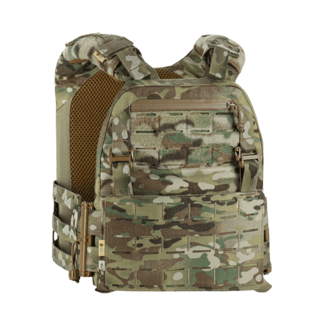M-Tac Plate Carrier Cuirass Elite Gen.II - tactical vest in Cordura 500D with ESAPI Medium armor plates and Duraflex quick-release buckles.