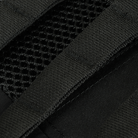 Close-up of M-Tac Plate Carrier Cuirass FAST QRS Gen.II with 3D mesh inserts and durable shoulder straps in Cordura 500D.