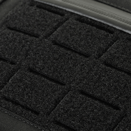 Detail of M-Tac Plate Carrier Cuirass FAST QRS XL Gen.II in hard-wearing Cordura 500D material with black velcro surface.