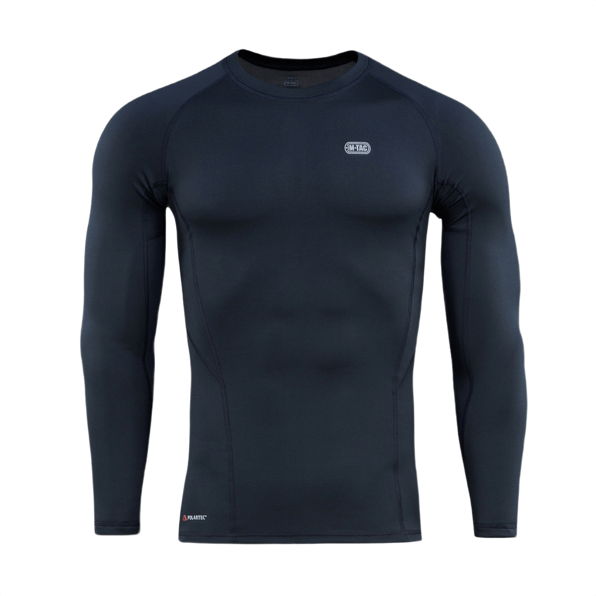 M-Tac Level I Polartec Thermal Shirt i marineblå, langærmet termotrøje ideel som baselayer til vinter, lavet af Power Dry® materiale.