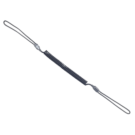 M-Tac Safety Cord Medium Universal for secure attachment of gear, spiral design for flexible use.