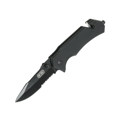 M-Tac Folding Knife Type 3 with black-coated chrome steel blade and ergonomic handle.