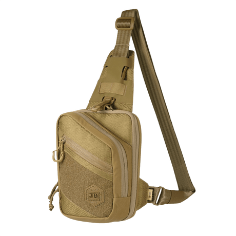 M-Tac Sling Pistol Bag Elite Hex with Velcro in durable Cordura material, adjustable strap and Velcro panel for patches.