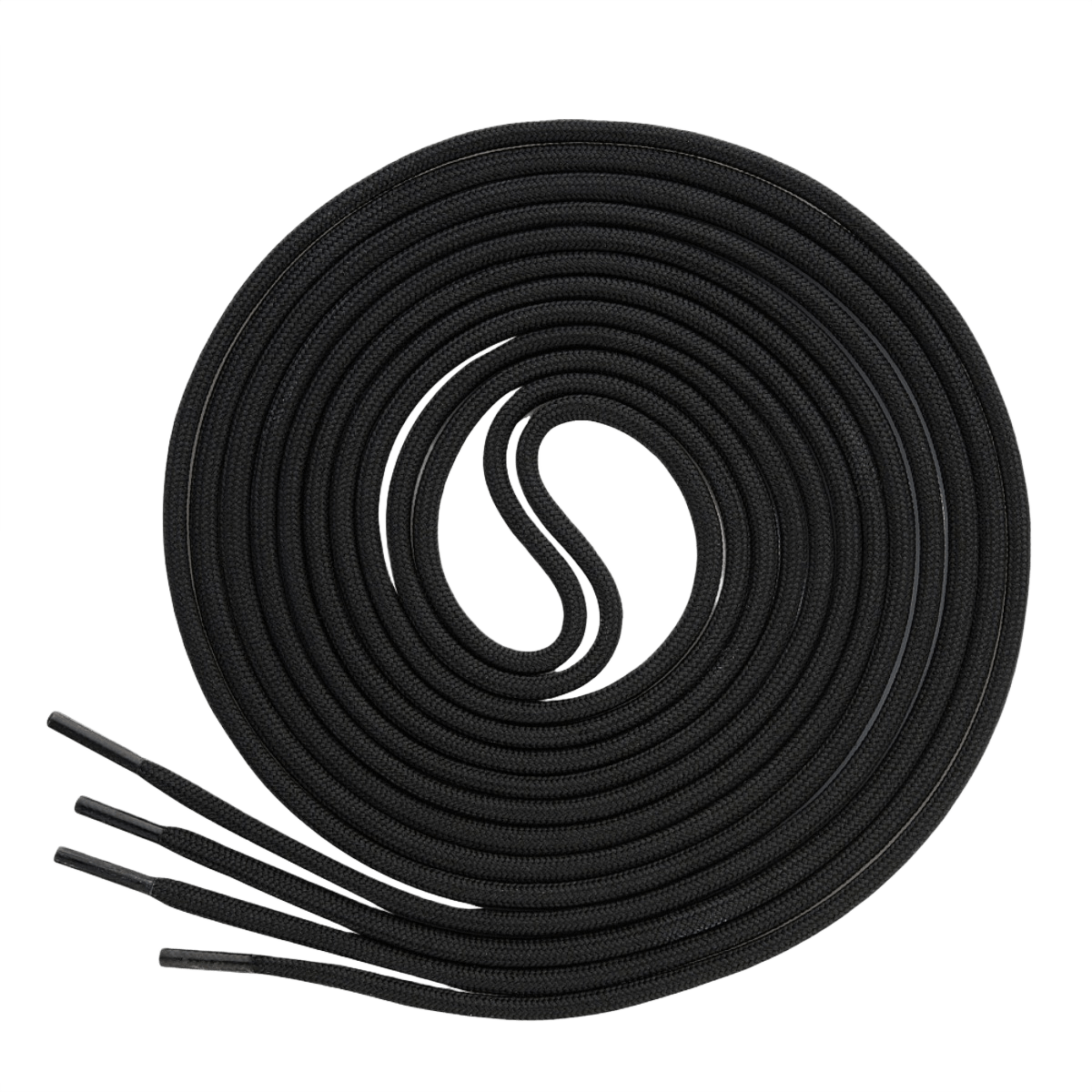 M-Tac Snørebånd med Impregnering, sorte nylon snørebånd med vandafvisende egenskaber til sko og taktisk fodtøj.