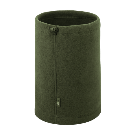 M-Tac Snood Elite Kort Justerbar Fleece i olivengrøn, multifunktionel snood til koldt vejr, med justerbar snor for optimal pasform.