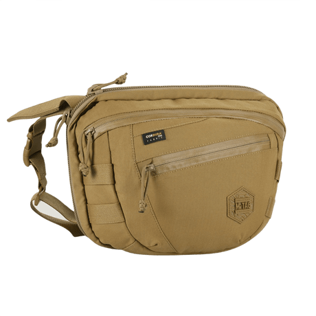 M-Tac Sphaera Hardsling Bag Large Elite with Velcro in Hex Cordura material with adjustable shoulder strap and MOLLE system.
