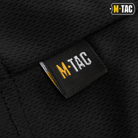 Label af M-Tac Sweating Ninja-Balaclava i sort polyester stof