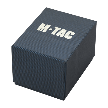 Packaging for M‑Tac Tactical Adventure Watch with durable design and logo.