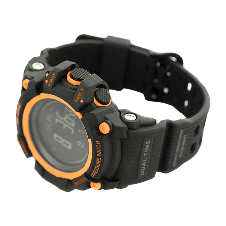 M‑Tac Tactical Adventure Watch with advanced features like altimeter, compass and water-resistant housing for outdoor activities.