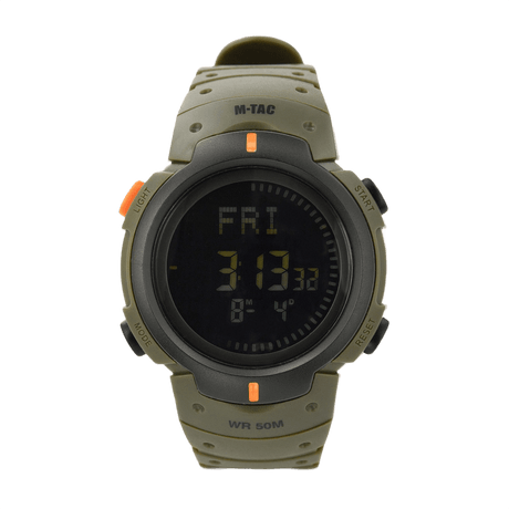 M‑Tac Tactical Compass Watch with waterproof function, electronic compass and backlight, suitable for outdoor activities