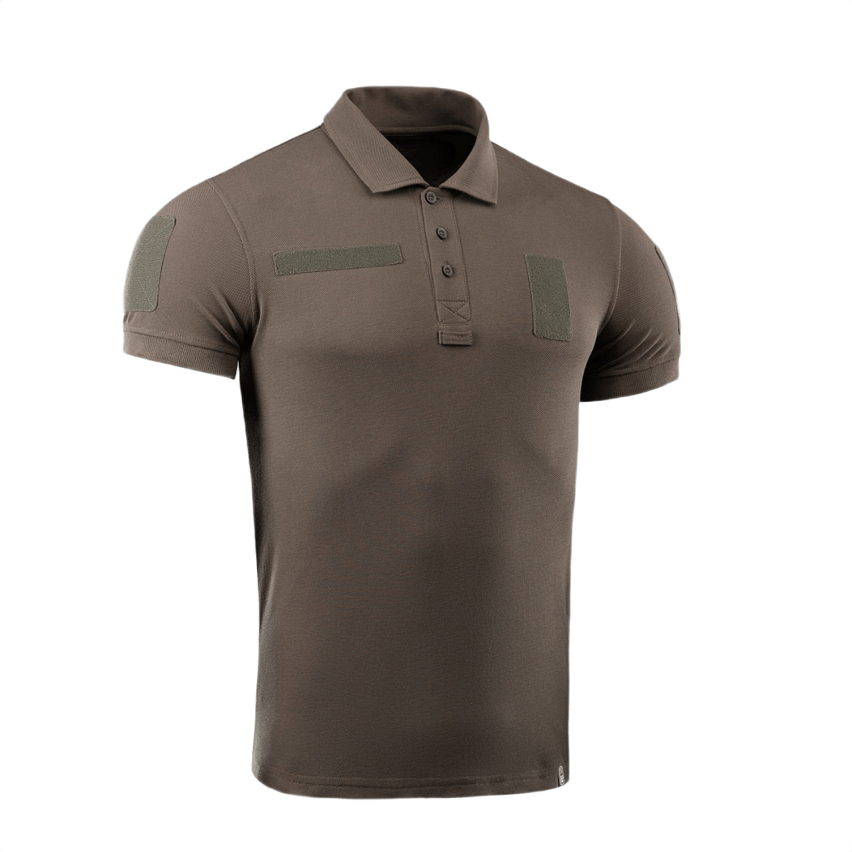 M-Tac Tactical Polo Shirt 65/35, designet til politiuniformer med bomuld og polyester, velcro-paneler til patches, komfortabel og holdbar.