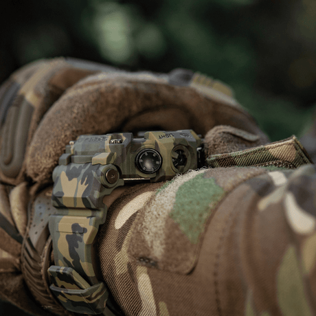 M-Tac Tactical Watch 2037 - rugged watch in camouflage design, suitable for tactical use and daily activities. Features include a compass.