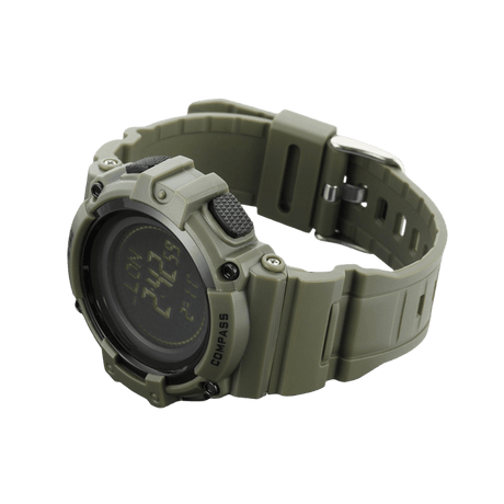 M-Tac Tactical Watch with Compass 2233 in a rugged design with compass and LED backlight, suitable for tactical and outdoor use.