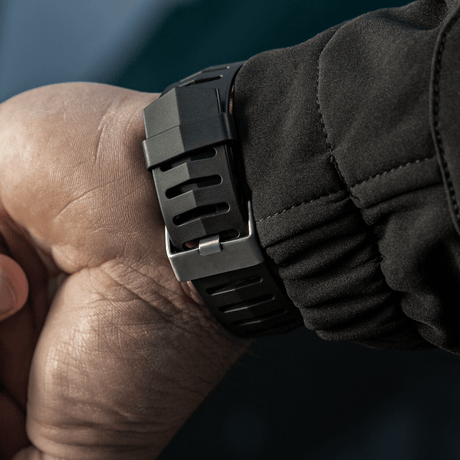 M-Tac Tactical Watch 2147 with rugged strap, ideal for tactical use and daily activities, showing durability and style.