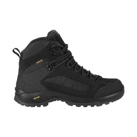 M-Tac Tactical Demi-Season Boots Pro Line in black with Vibram sole, perfect for tactical tasks and hiking, durable and comfortable.