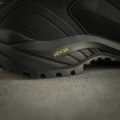 M-Tac Tactical Demi-Season Boots Pro Line with patented Vibram sole for optimal grip and stability on all surfaces.