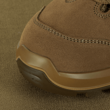 M-Tac Tactical Summer Boots in brown suede and Cordura® mesh, designed for comfort on hot days and challenging terrain