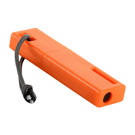 M-Tac Firesteel in orange, an essential camping tool with 8 mm steel striker and magnesium alloy, produces sparks at 3000 °C.