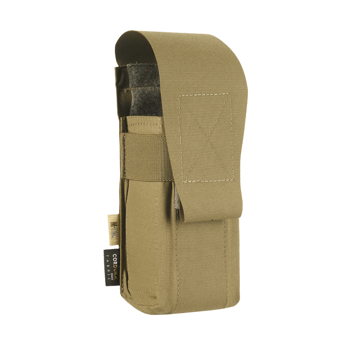 M-Tac taske til 2 magasiner i holdbar Cordura, ideel til militært og taktisk udstyr.